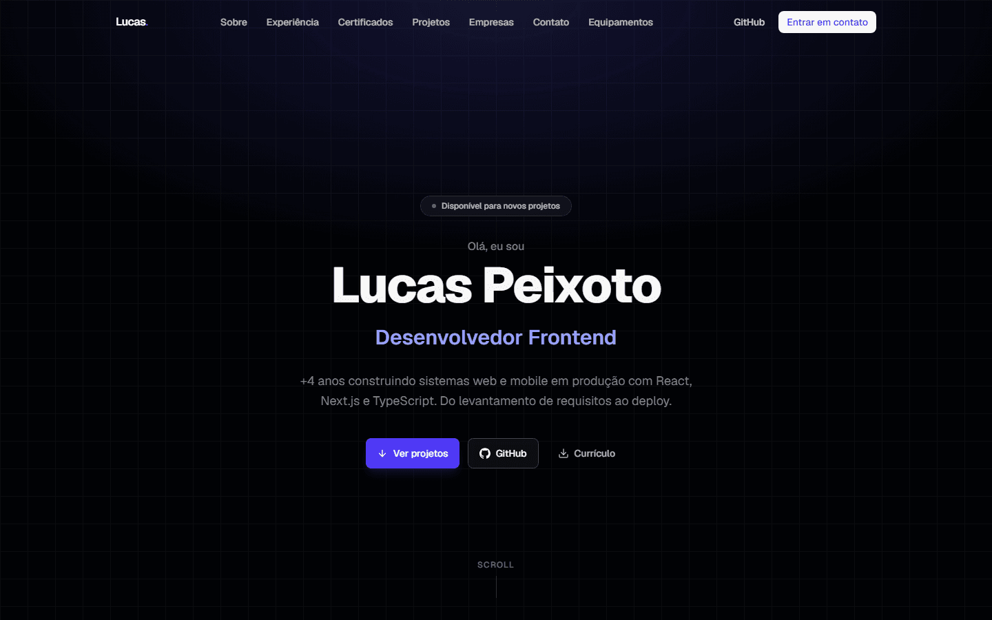 Miniatura do site Lucas Peixoto
